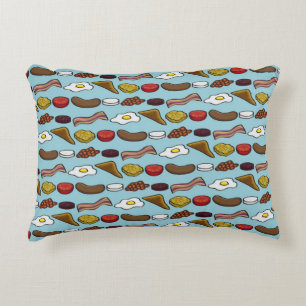 Fried Breakfast Decorative Cushion