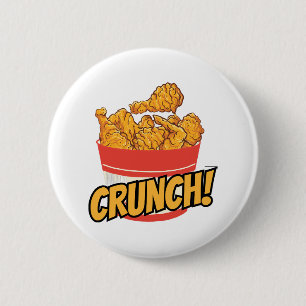 Fried-chicken 6 Cm Round Badge