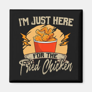 Fried Chicken Bucket Food Lover Restaurant Chef Ki Magnet