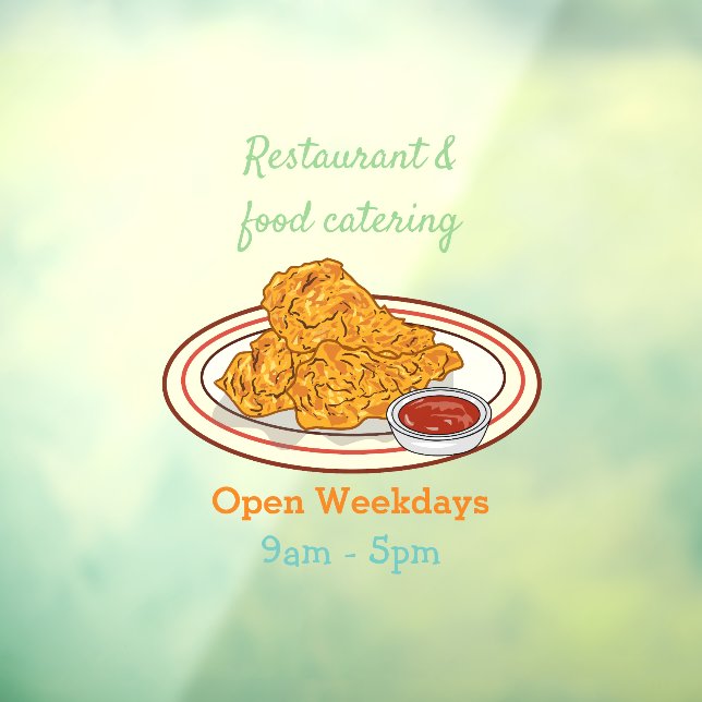 Fried chicken cartoon illustration (Sheet 3)