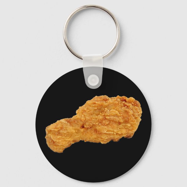 Fried Chicken Drumstick T Shirt  Key Ring (Front)