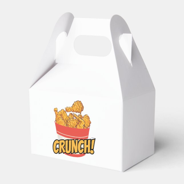 Fried-chicken Favour Box (Front Side)
