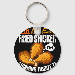 Fried Chicken Food Lover Dish Chef Kitchen Cook Re Key Ring