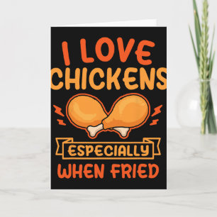 Fried Chicken Food Lover Kitchen Restaurant Chef D Card
