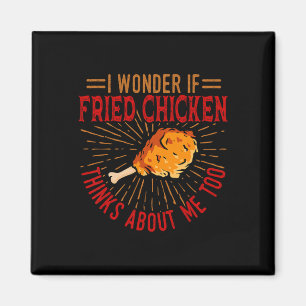 Fried Chicken Food Lover Restaurant Chef Kitchen C Magnet