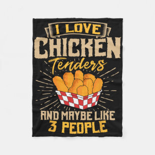 Fried Chicken Food Lover Restaurant Dish Chef Kitc Fleece Blanket