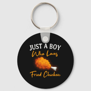 Fried Chicken Food Restaurant Dish Chef Kitchen Co Key Ring