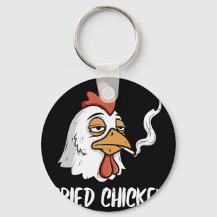 Fried Chicken Funny Pun Adult Joke Humour Men Wome Key Ring