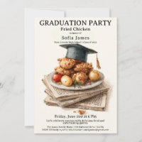 Fried Chicken Graduation Party Celebration 