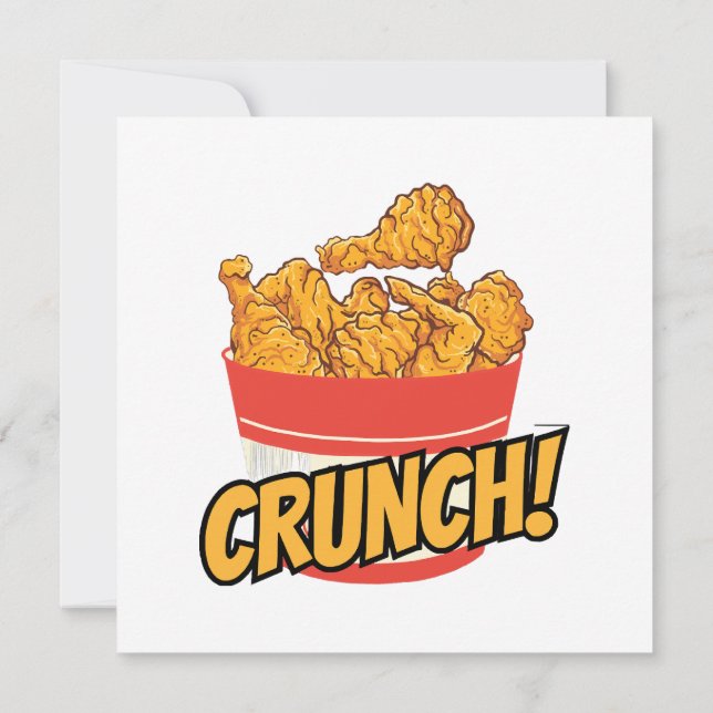 Fried-chicken Invitation (Back)