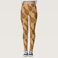 Fried Chicken Leg Drumsticks Cooking Food Leggings