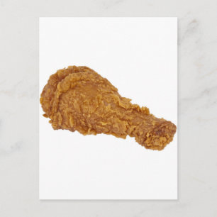 FRIED CHICKEN LEG FUN POSTCARD