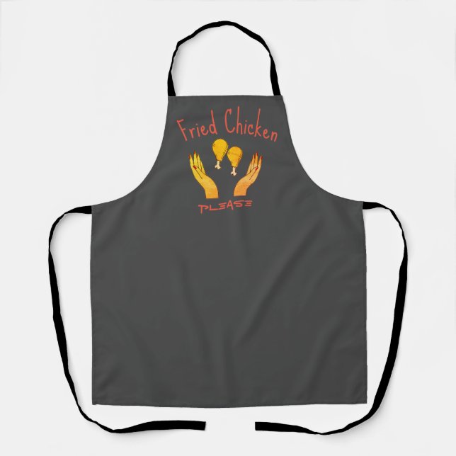 fried chicken please apron (Front)