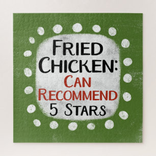 Fried Chicken Review 5 Stars Jigsaw Puzzle