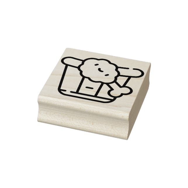 fried chicken rubber stamp (Stamp)