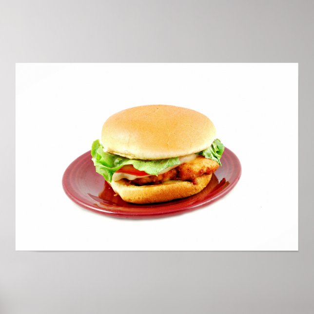 Fried Chicken Sandwich Poster (Front)