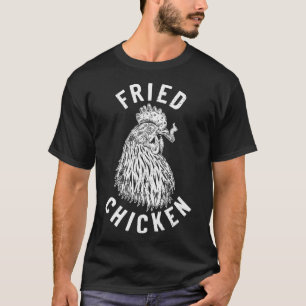 Fried Chicken Smoking Joint Funny Weed Lover _1  T-Shirt