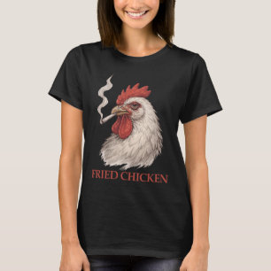 Fried Chicken Stoner Funny Weed  T-Shirt