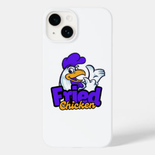 Fried Chicken Typography Case-Mate iPhone 14 Case