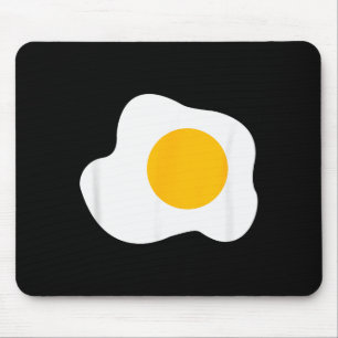 Fried Egg Graphic Funny Breakfast Eggs Lover Mouse Pad