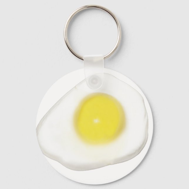 Fried Egg Key Ring (Front)