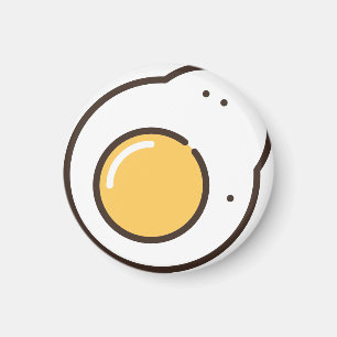fried-egg magnet