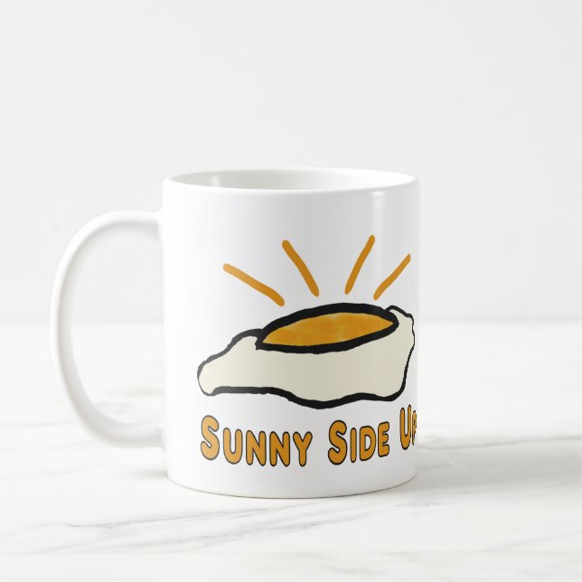 Fried Egg - Sunny Side Up Coffee Mug (Left)