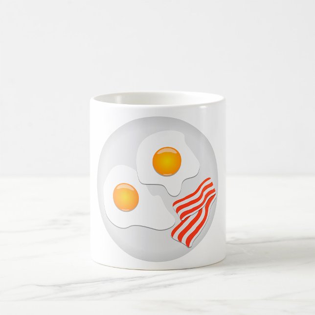 Fried Eggs and Bacon Breakfast Coffee Mug (Creator Uploaded)