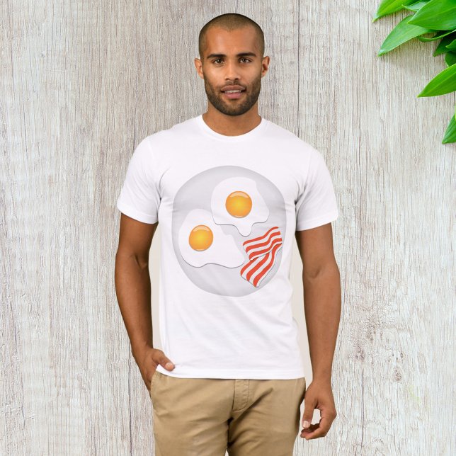 Fried Eggs and Bacon Breakfast T-Shirt (Creator Uploaded)
