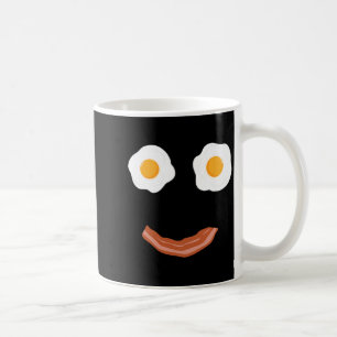 Fried Eggs Bacon Happy Face Breakfast Food Kids Coffee Mug