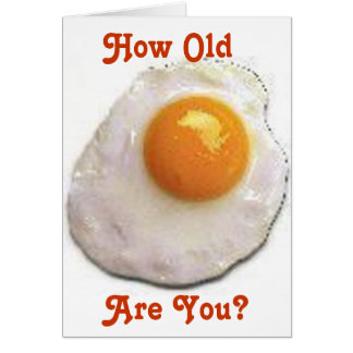 Fried Eggs -- Birthday Card