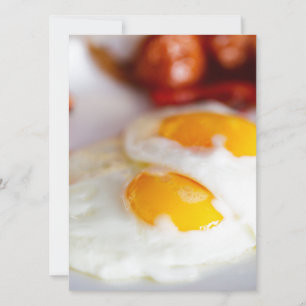 Fried eggs breakfast
