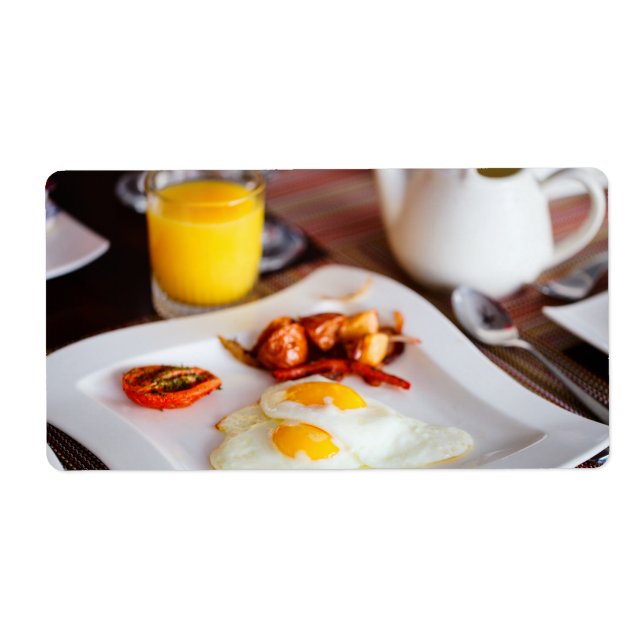 Fried eggs breakfast (Front)