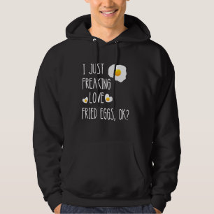 Fried Eggs Breakfast Eggs Egg Yolk Scrambled Eggs  Hoodie