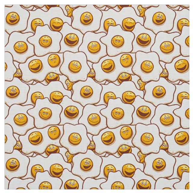 Fried Eggs Fabric (Swatch)