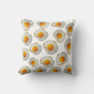 Fried eggs pattern cushion