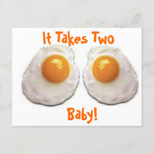Fried Eggs Postcard