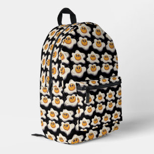 Fried Eggs Printed Backpack