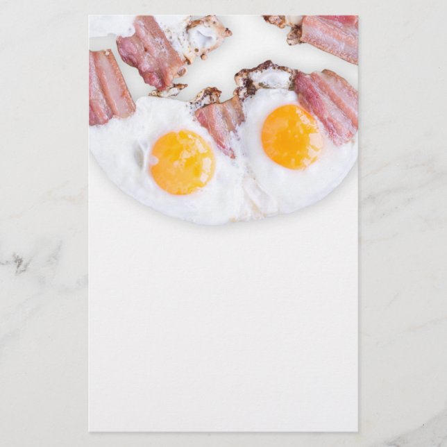 Fried eggs with bacon flyer (Front)