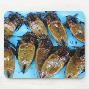 Fried Giant Water Bug (Maeng Daa) ... Asian Food Mouse Pad