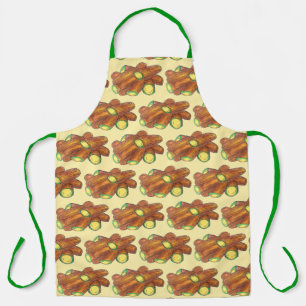 Fried Jalapeño Poppers Green Hot Jalapeno Pepper Apron