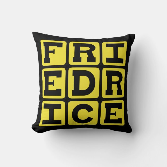 Fried Rice, Chinese Side Dish Cushion (Front)