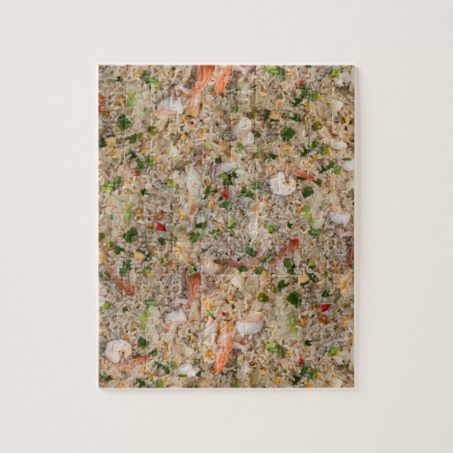 Fried Rice with Shrimp Jigsaw Puzzle (Vertical)