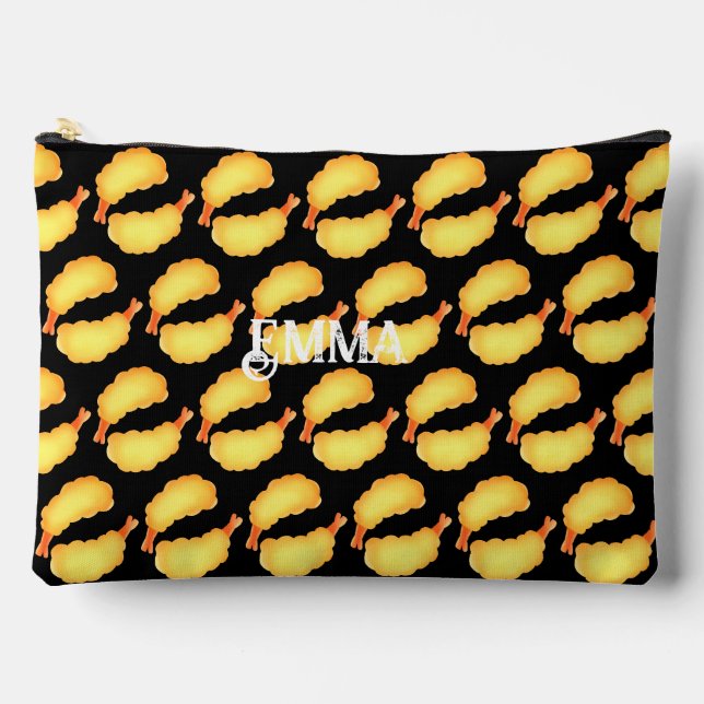 Fried Shrimp  Accessory Pouch (Front)