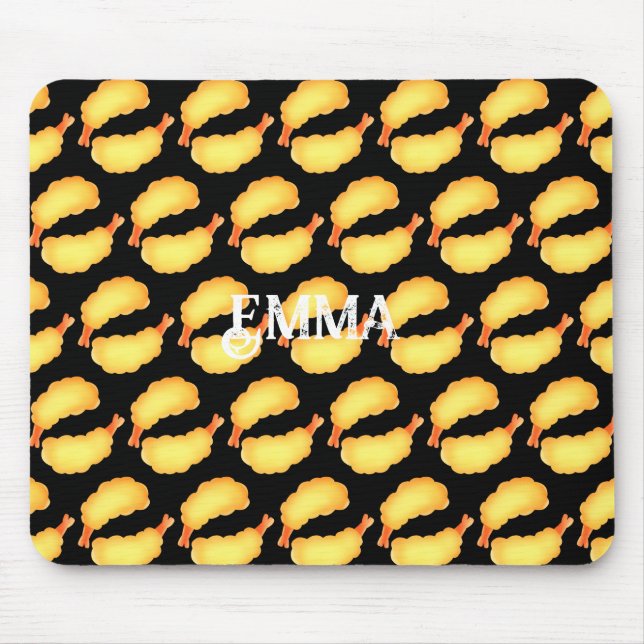 Fried Shrimp  Mouse Pad (Front)