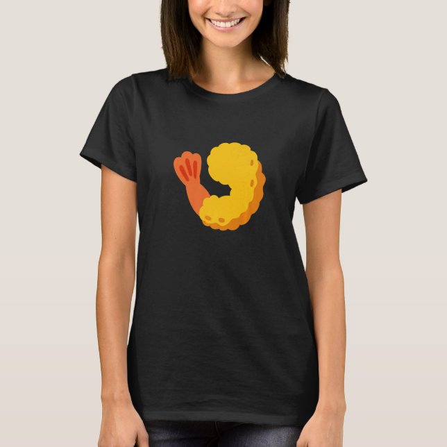 Fried Shrimp Shrimp Tempura Prawn Costume   T-Shirt (Front)