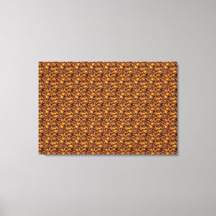 Fried Silk Worms ... Thai Street Food Canvas Print