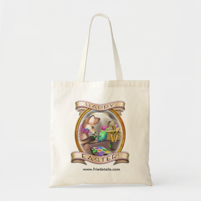 Frieda Tails - Easter budget tote bag (Front)