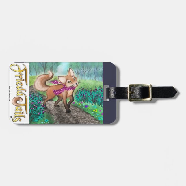 Frieda Tails luggage tag (Front Horizontal)