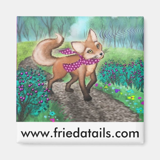 Frieda Tails magnet (Front)